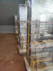 Packed up and ready to go